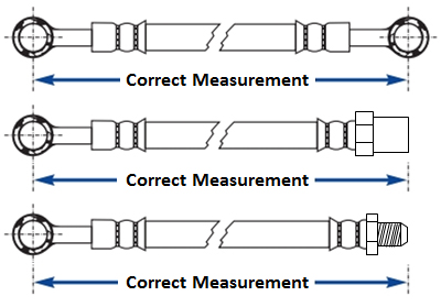 Correct Measurement for existing hoses